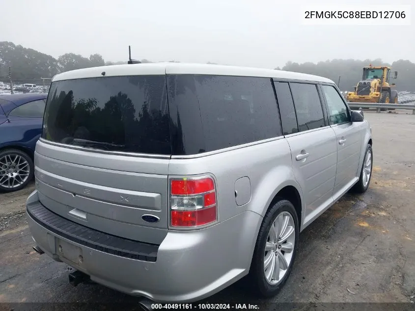 2014 Ford Flex Sel VIN: 2FMGK5C88EBD12706 Lot: 40491161