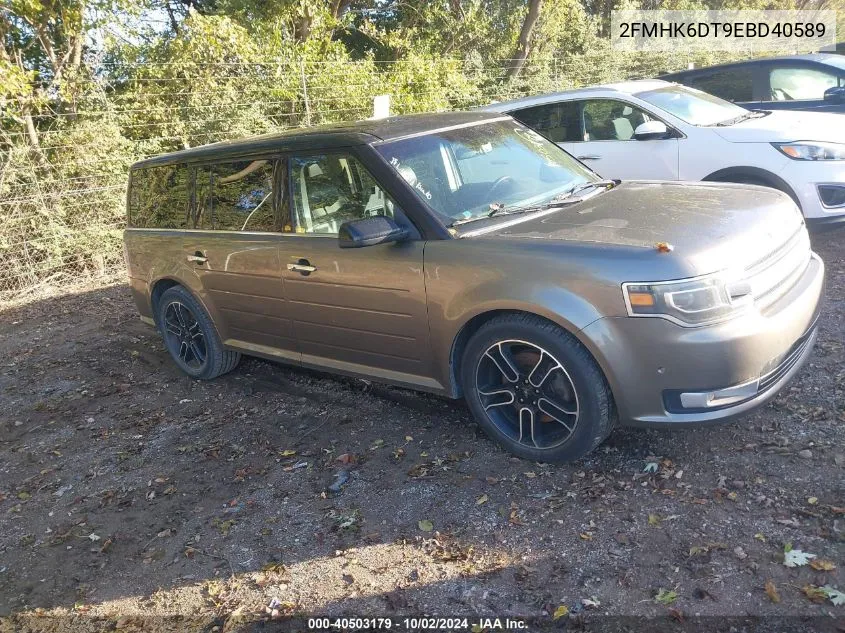 2014 Ford Flex Limited VIN: 2FMHK6DT9EBD40589 Lot: 40503179