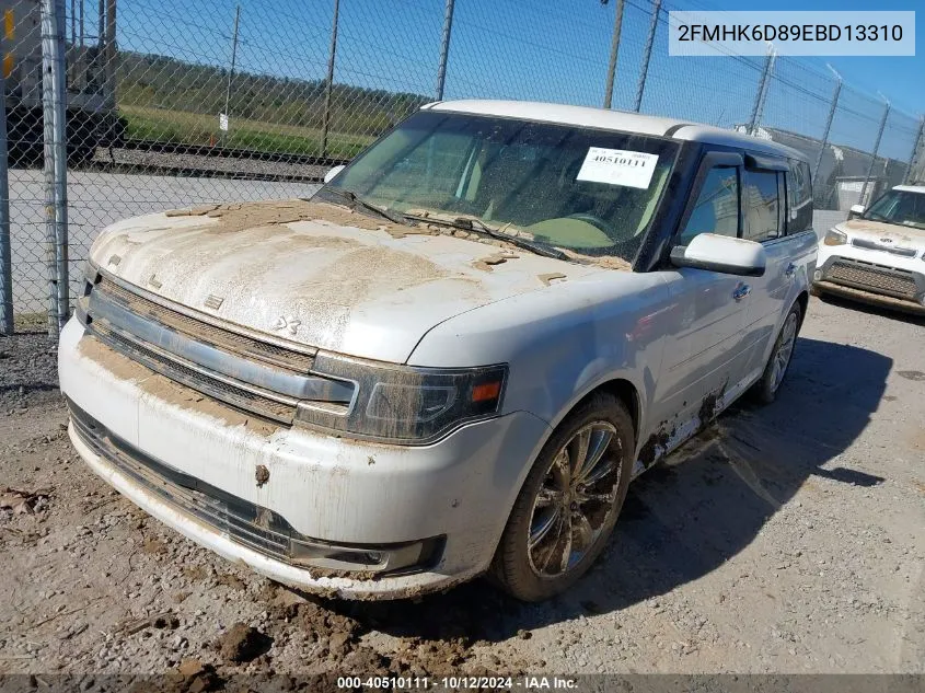 2014 Ford Flex Limited VIN: 2FMHK6D89EBD13310 Lot: 40510111