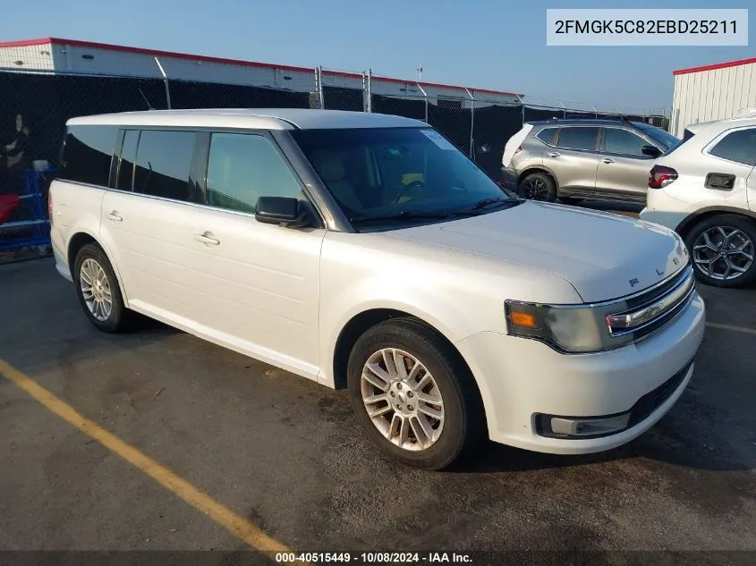 2014 Ford Flex Sel VIN: 2FMGK5C82EBD25211 Lot: 40515449