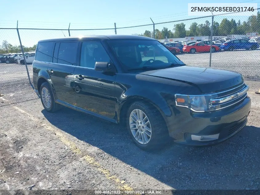 2014 Ford Flex Sel VIN: 2FMGK5C85EBD31746 Lot: 40521822