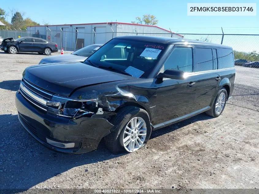 2014 Ford Flex Sel VIN: 2FMGK5C85EBD31746 Lot: 40521822