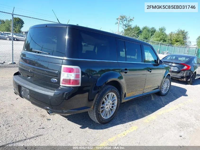 2014 Ford Flex Sel VIN: 2FMGK5C85EBD31746 Lot: 40521822