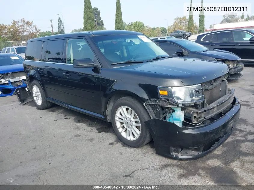 2014 Ford Flex Sel VIN: 2FMGK5C87EBD12311 Lot: 40540542