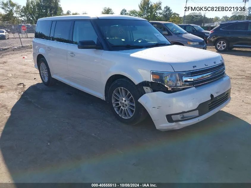 2014 Ford Flex Sel VIN: 2FMGK5C82EBD21935 Lot: 40555513