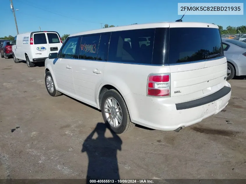 2FMGK5C82EBD21935 2014 Ford Flex Sel