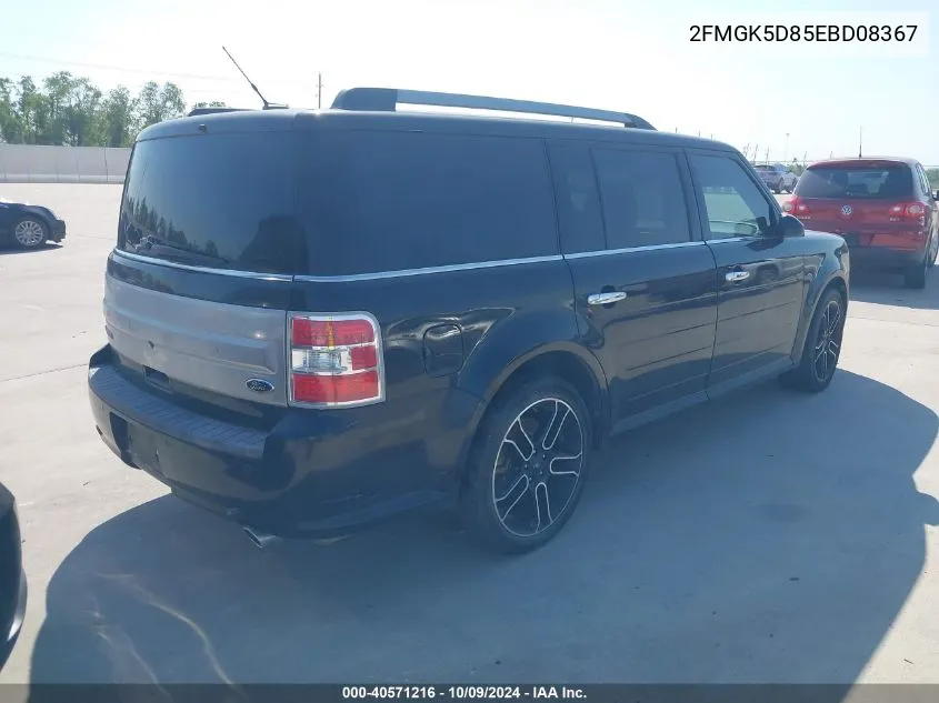 2014 Ford Flex Limited VIN: 2FMGK5D85EBD08367 Lot: 40571216