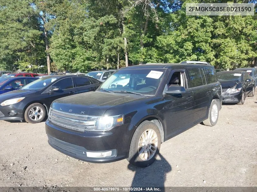 2014 Ford Flex Sel VIN: 2FMGK5C85EBD21590 Lot: 40579975