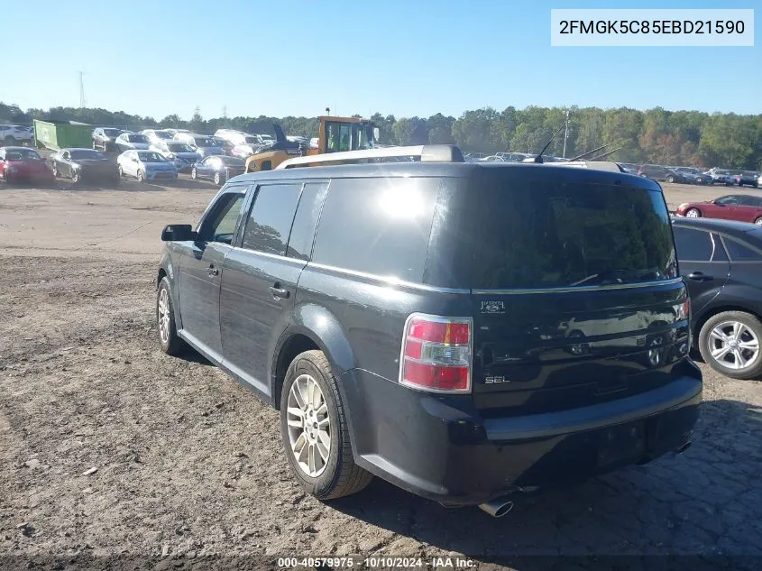 2014 Ford Flex Sel VIN: 2FMGK5C85EBD21590 Lot: 40579975