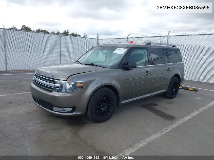 2014 Ford Flex Sel VIN: 2FMHK6C8XEBD36595 Lot: 40591852