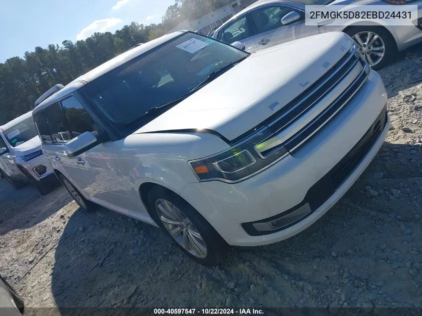 2014 Ford Flex Limited VIN: 2FMGK5D82EBD24431 Lot: 40597547