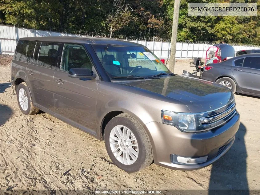 2014 Ford Flex Sel VIN: 2FMGK5C85EBD26076 Lot: 40605201