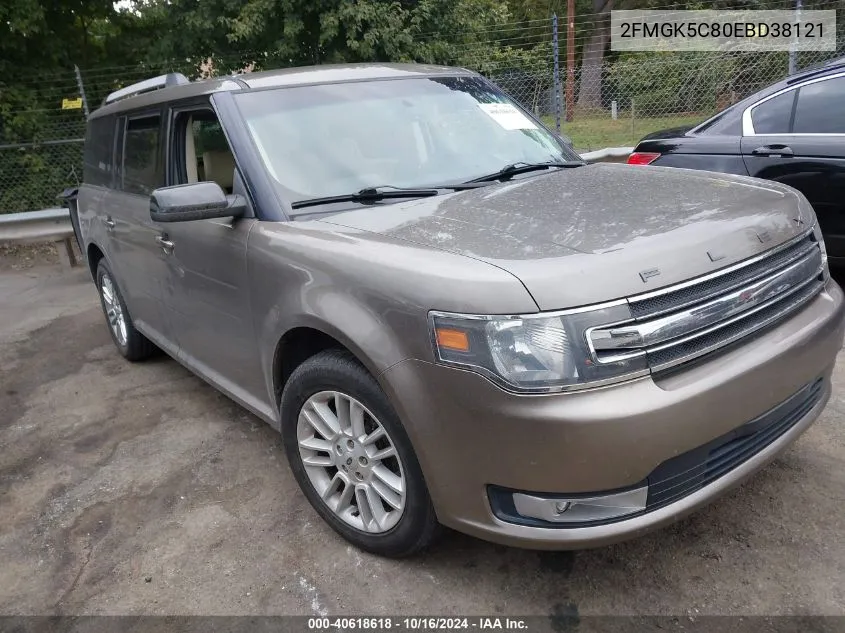 2014 Ford Flex Sel VIN: 2FMGK5C80EBD38121 Lot: 40618618