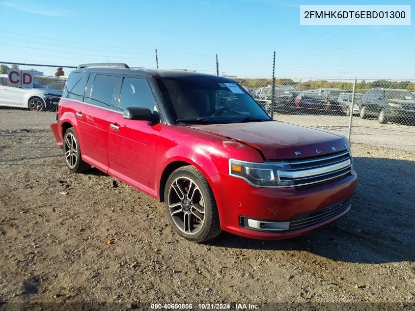 2014 Ford Flex Limited VIN: 2FMHK6DT6EBD01300 Lot: 40650805