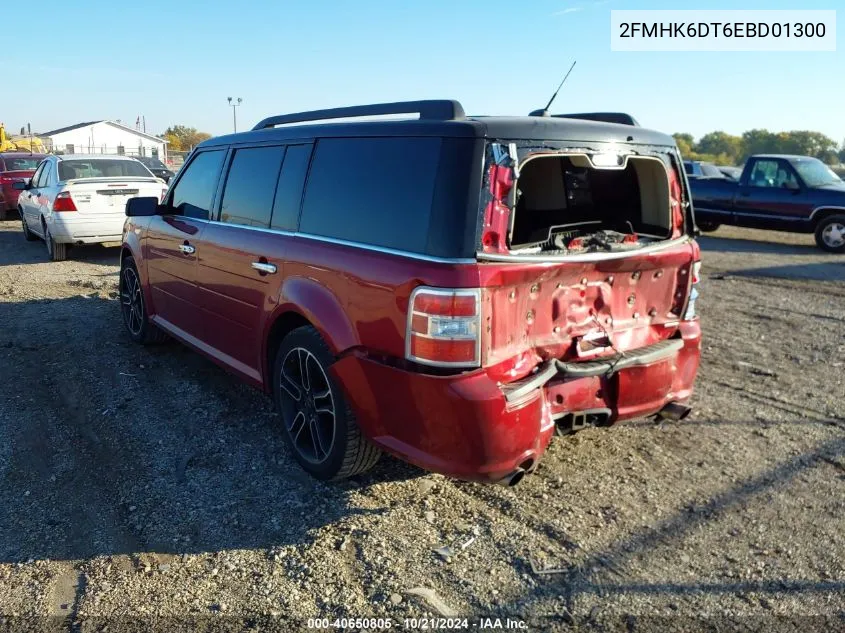 2014 Ford Flex Limited VIN: 2FMHK6DT6EBD01300 Lot: 40650805