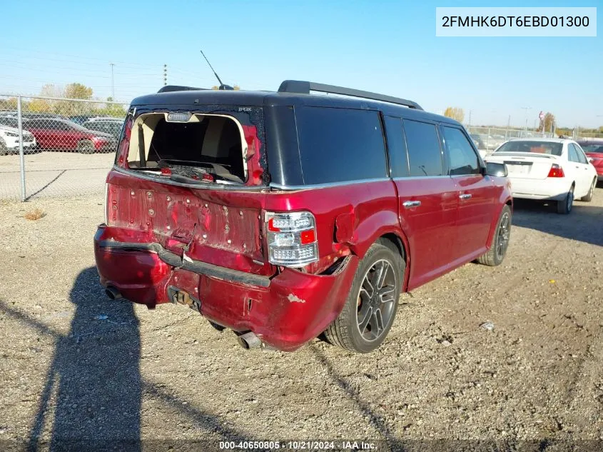 2014 Ford Flex Limited VIN: 2FMHK6DT6EBD01300 Lot: 40650805