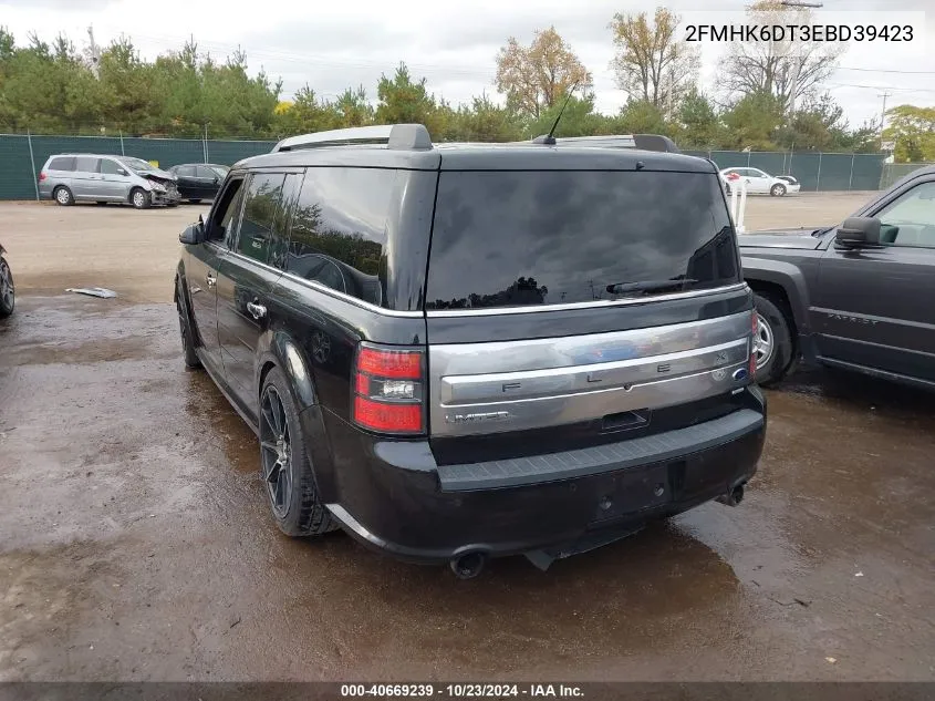 2014 Ford Flex Limited VIN: 2FMHK6DT3EBD39423 Lot: 40669239