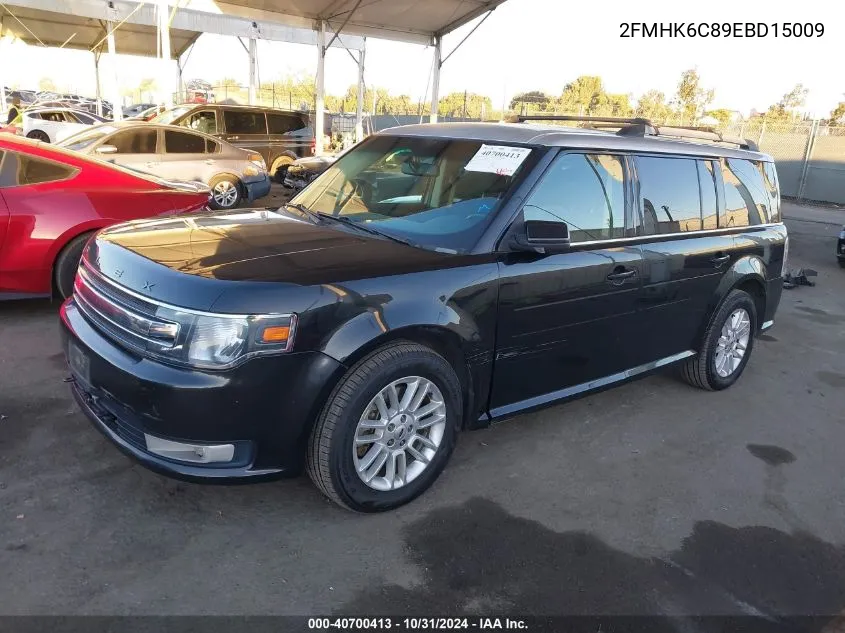 2014 Ford Flex Sel VIN: 2FMHK6C89EBD15009 Lot: 40700413