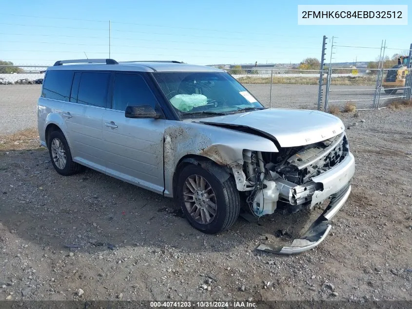 2014 Ford Flex Sel VIN: 2FMHK6C84EBD32512 Lot: 40741203