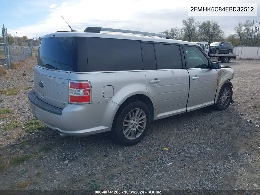 2014 Ford Flex Sel VIN: 2FMHK6C84EBD32512 Lot: 40741203