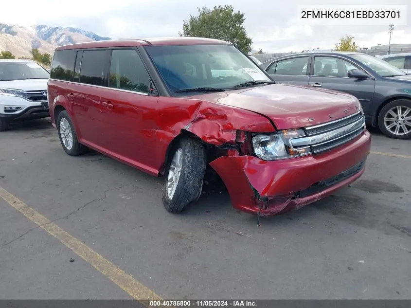 2014 Ford Flex Sel VIN: 2FMHK6C81EBD33701 Lot: 40785800