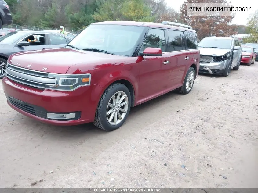 2014 Ford Flex Limited VIN: 2FMHK6D84EBD30614 Lot: 40797326