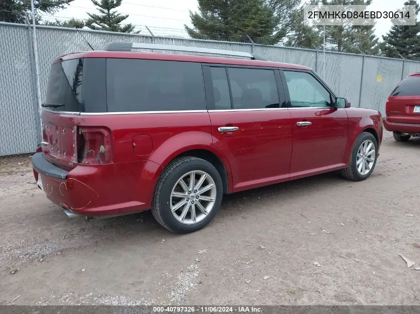 2014 Ford Flex Limited VIN: 2FMHK6D84EBD30614 Lot: 40797326