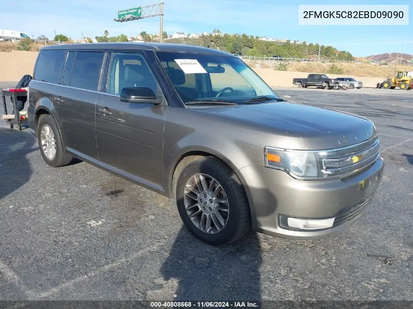 2014 Ford Flex Sel VIN: 2FMGK5C82EBD09090 Lot: 40808668