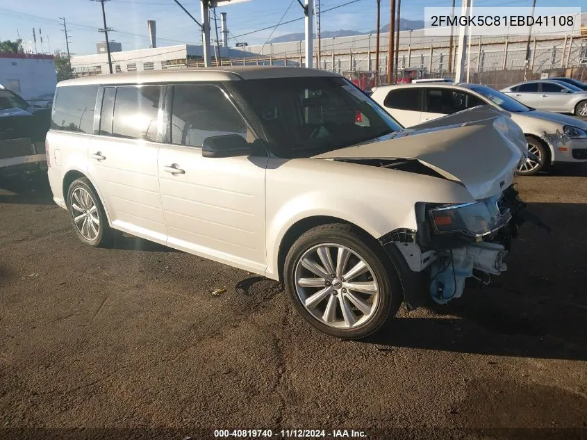 2014 Ford Flex Sel VIN: 2FMGK5C81EBD41108 Lot: 40819740