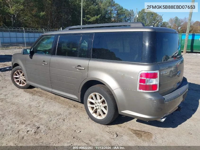 2FMGK5B88EBD07653 2014 Ford Flex Se