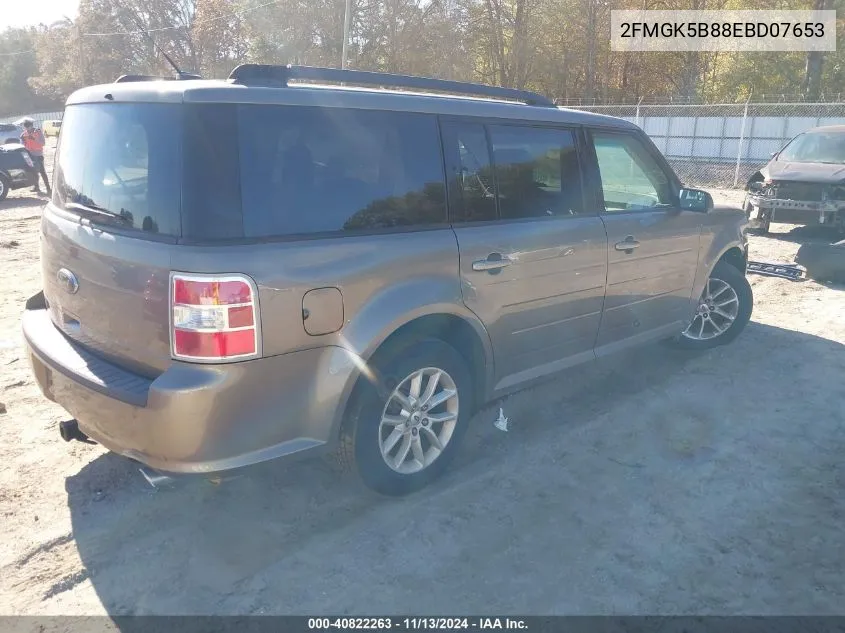 2FMGK5B88EBD07653 2014 Ford Flex Se