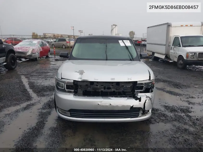 2014 Ford Flex Limited VIN: 2FMGK5D86EBD08457 Lot: 40838960