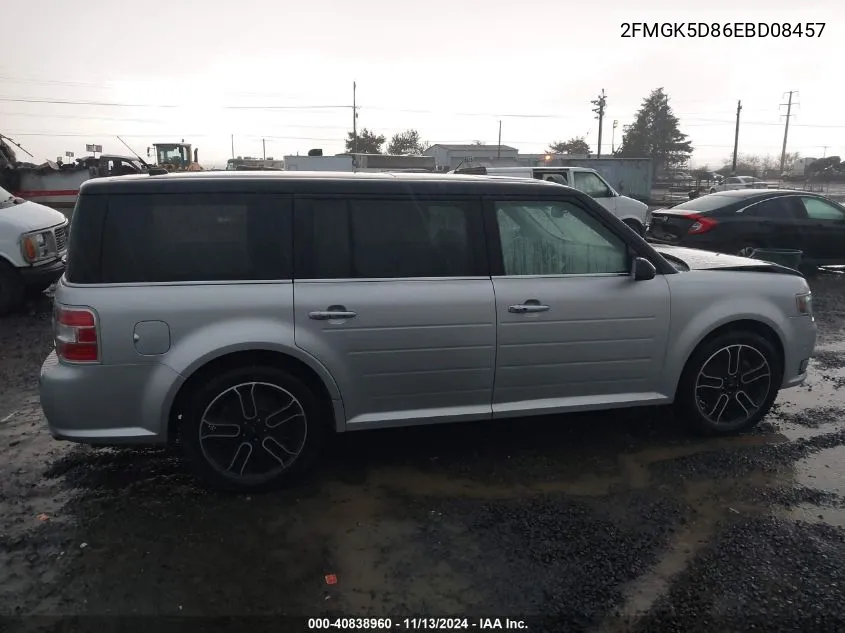 2014 Ford Flex Limited VIN: 2FMGK5D86EBD08457 Lot: 40838960