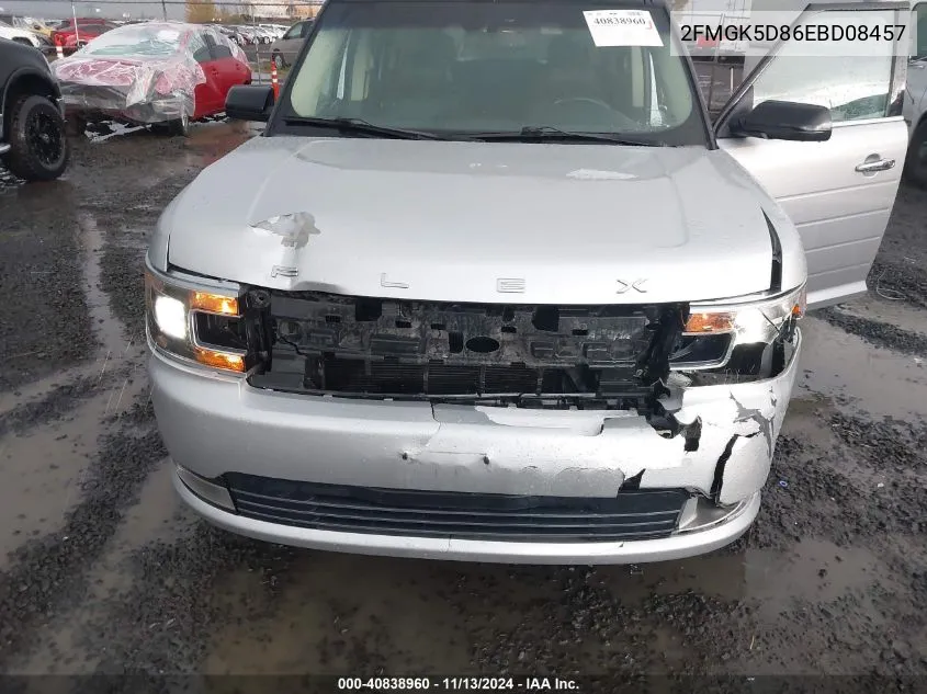 2014 Ford Flex Limited VIN: 2FMGK5D86EBD08457 Lot: 40838960