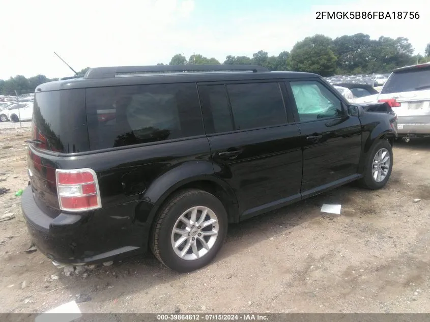 2FMGK5B86FBA18756 2015 Ford Flex Se