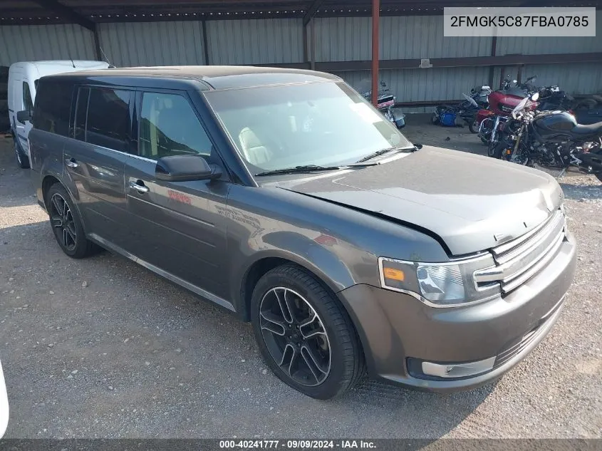 2015 Ford Flex Sel VIN: 2FMGK5C87FBA0785 Lot: 40241777