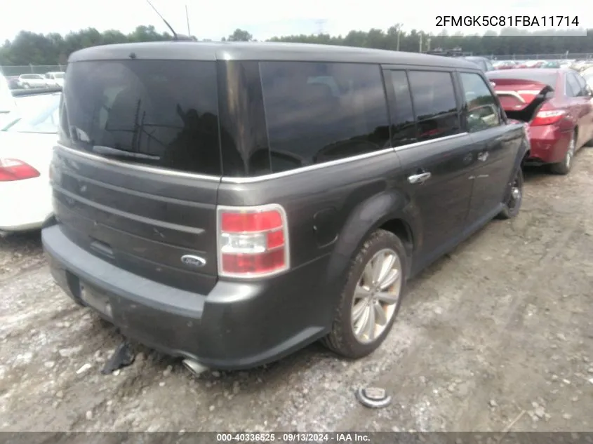 2FMGK5C81FBA11714 2015 Ford Flex Sel