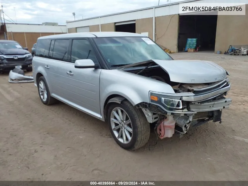 2015 Ford Flex Limited VIN: 2FMGK5D84FBA03766 Lot: 40395864