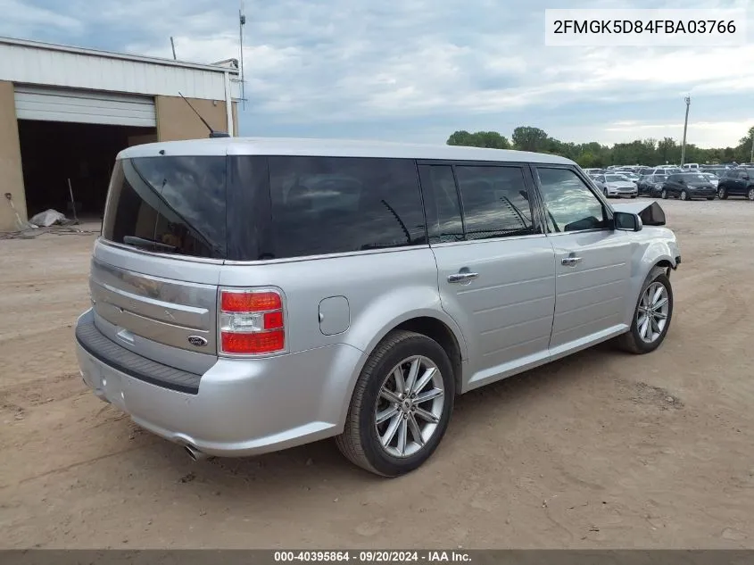 2015 Ford Flex Limited VIN: 2FMGK5D84FBA03766 Lot: 40395864