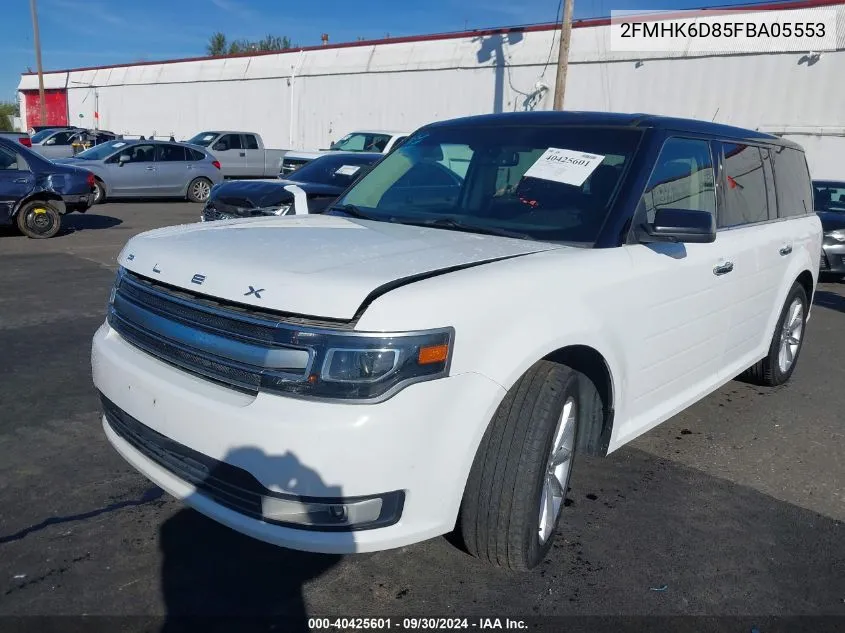 2015 Ford Flex Limited VIN: 2FMHK6D85FBA05553 Lot: 40425601