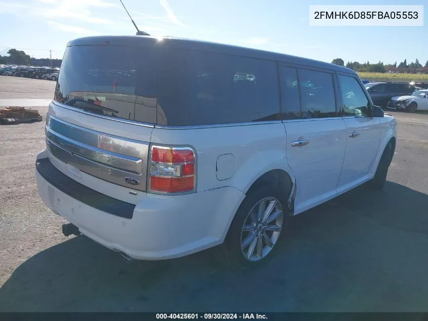 2015 Ford Flex Limited VIN: 2FMHK6D85FBA05553 Lot: 40425601