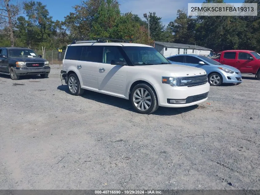 2015 Ford Flex Sel VIN: 2FMGK5C81FBA19313 Lot: 40716590