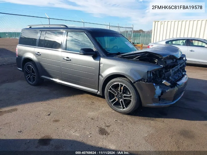 2015 Ford Flex Sel VIN: 2FMHK6C81FBA19578 Lot: 40769824