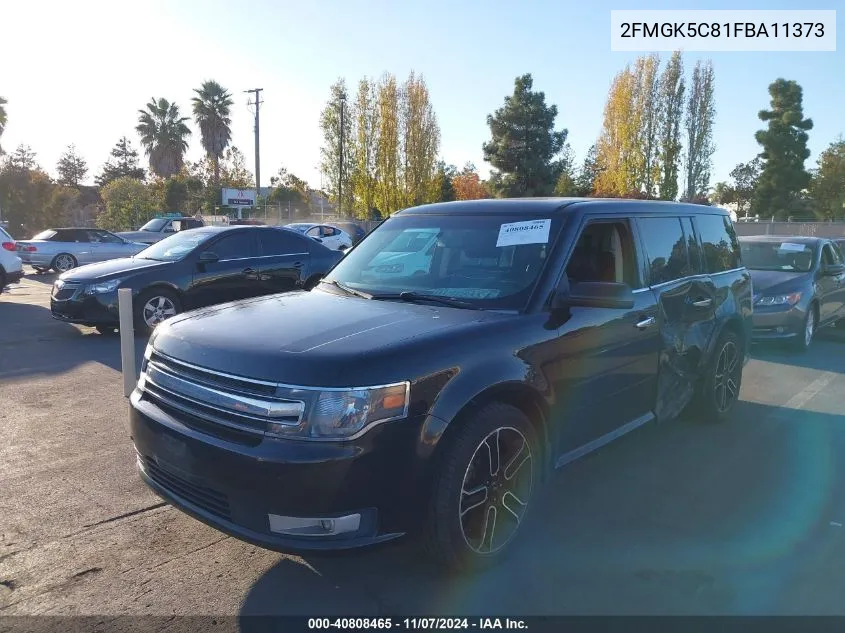 2015 Ford Flex Sel VIN: 2FMGK5C81FBA11373 Lot: 40808465