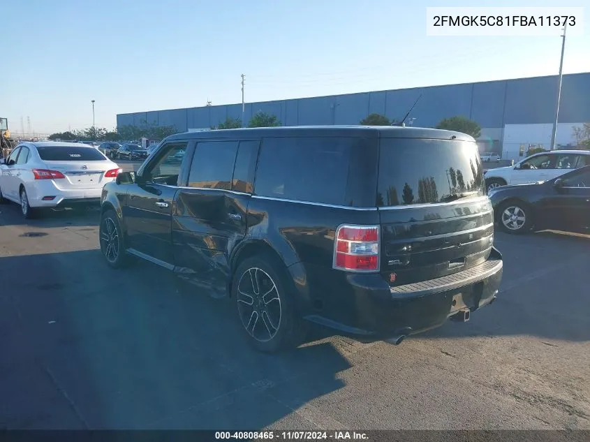 2015 Ford Flex Sel VIN: 2FMGK5C81FBA11373 Lot: 40808465