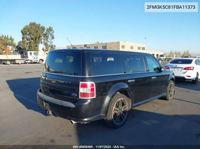 2015 Ford Flex Sel VIN: 2FMGK5C81FBA11373 Lot: 40808465