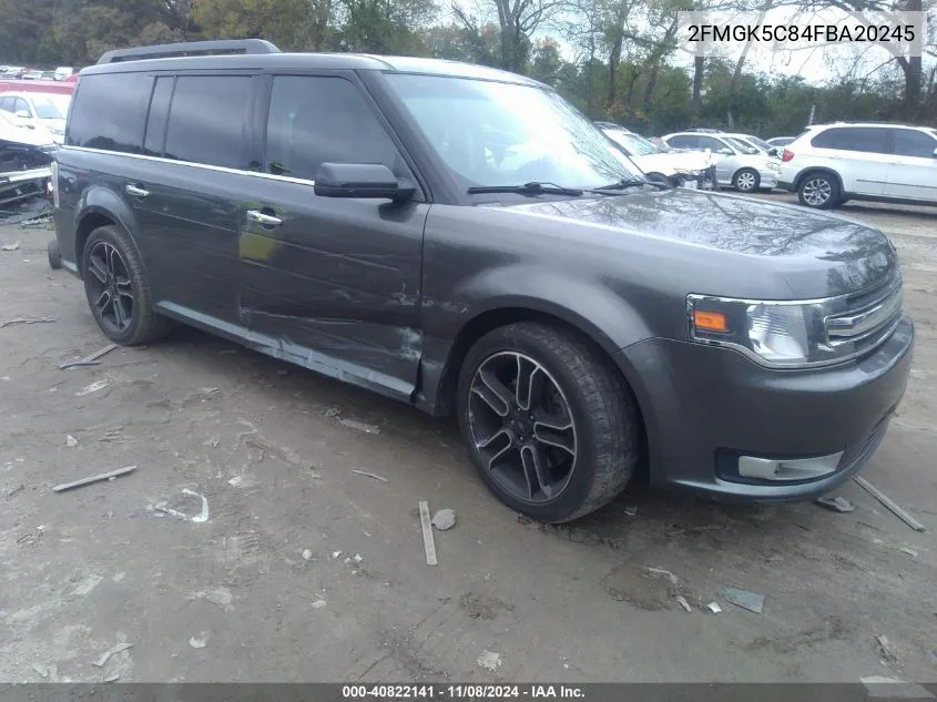 2015 Ford Flex Sel VIN: 2FMGK5C84FBA20245 Lot: 40822141