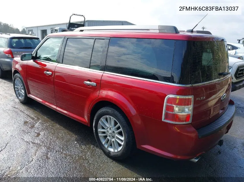 2015 Ford Flex Sel VIN: 2FMHK6C83FBA13037 Lot: 40823754