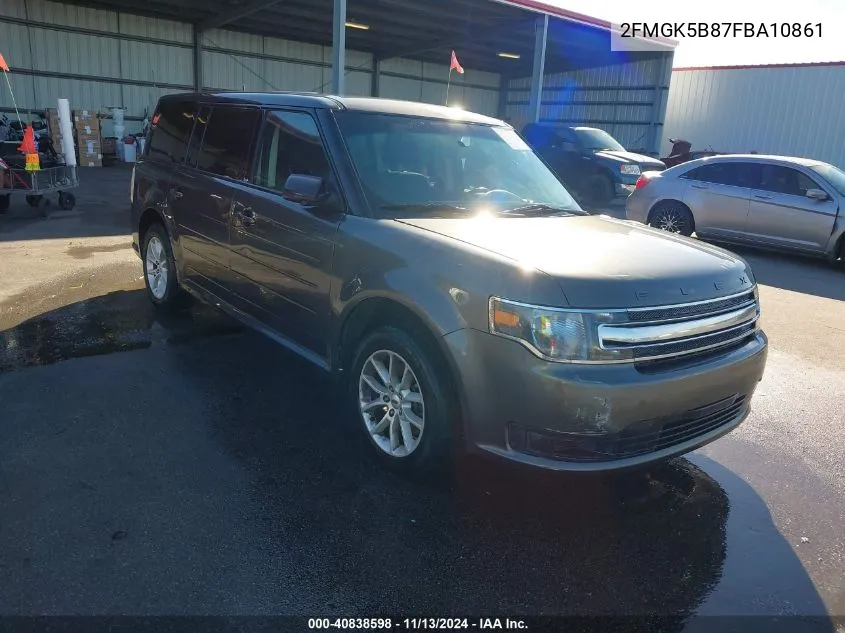 2FMGK5B87FBA10861 2015 Ford Flex Se