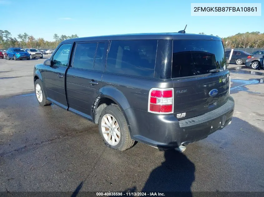 2FMGK5B87FBA10861 2015 Ford Flex Se